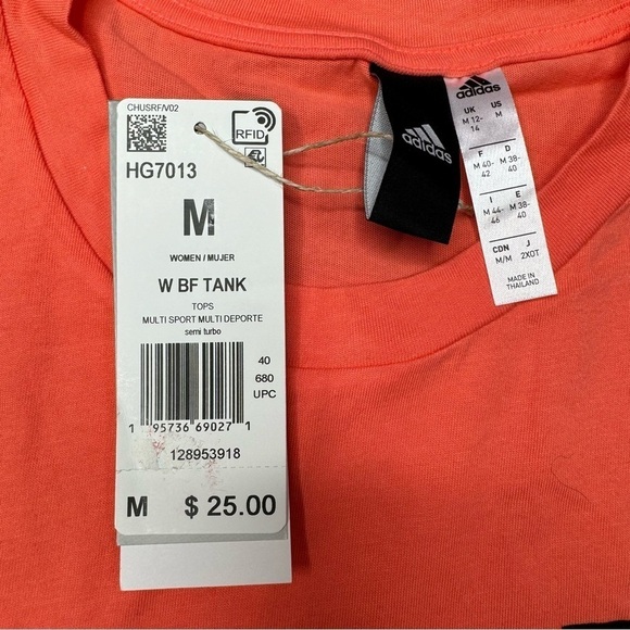 NWT Adidas Boyfriend Tank size Medium - Picture 6 of 10